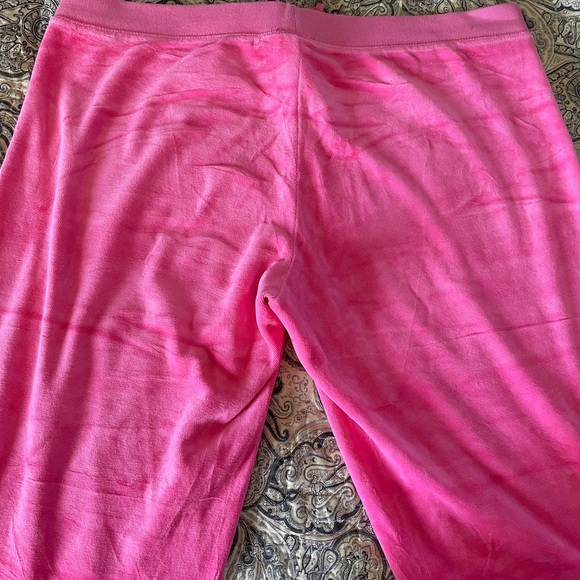 Juicy Couture Pink Velour Sweatpants - Picture 6 of 7